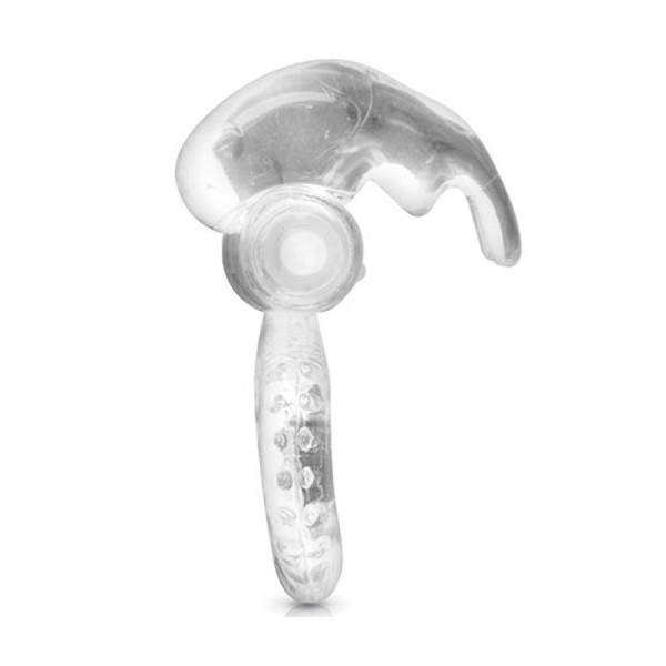 Cockring vibrant avec stimulation du clitoris 